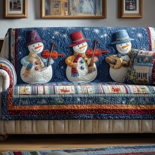 Music Trio Quilted Sofa Cover GFTOQM975