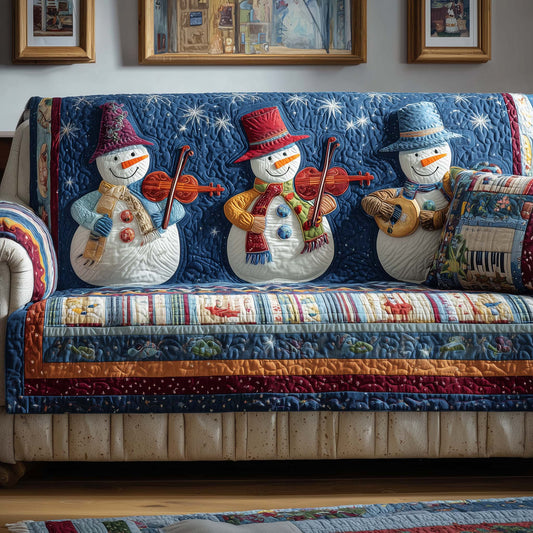 Music Trio Quilted Sofa Cover GFTOQM975