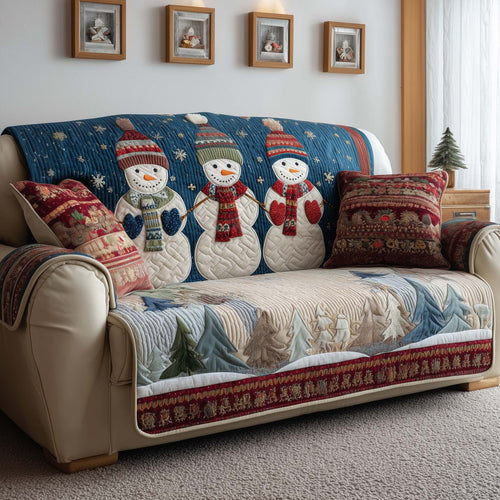 Winter Trio Quilted Sofa Cover GFTOQM985