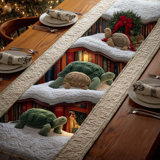Library Turtles Quilted Table Runner GFTOQM997