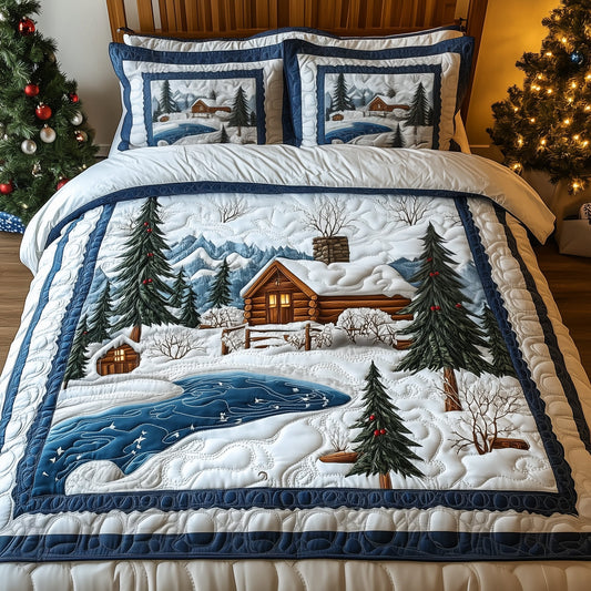 Christmas Cabin Duvet Cover Set GFTOTG1065