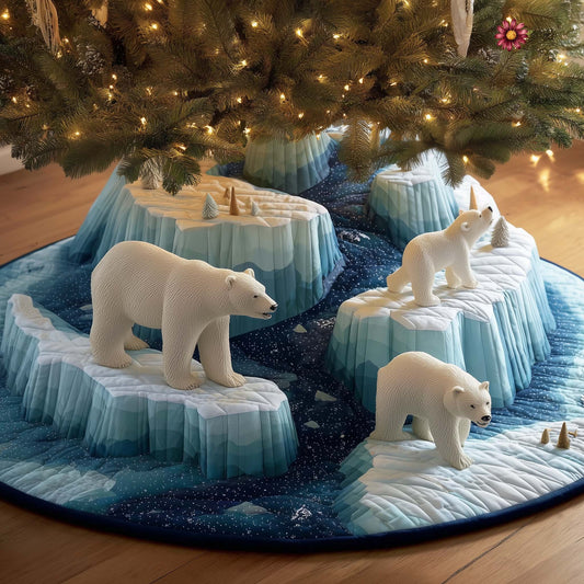 Polar Bear Quilted Tree Skirt GFTOTG2241