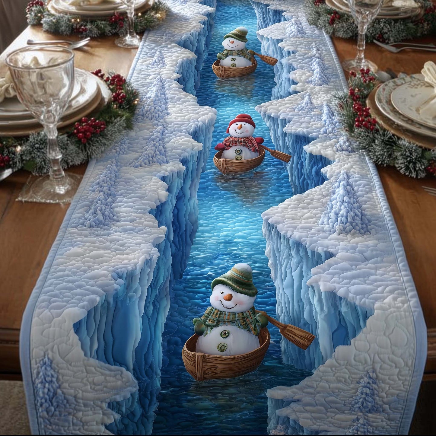 Glacier Rift Quilted Table Runner GFTOTG2294