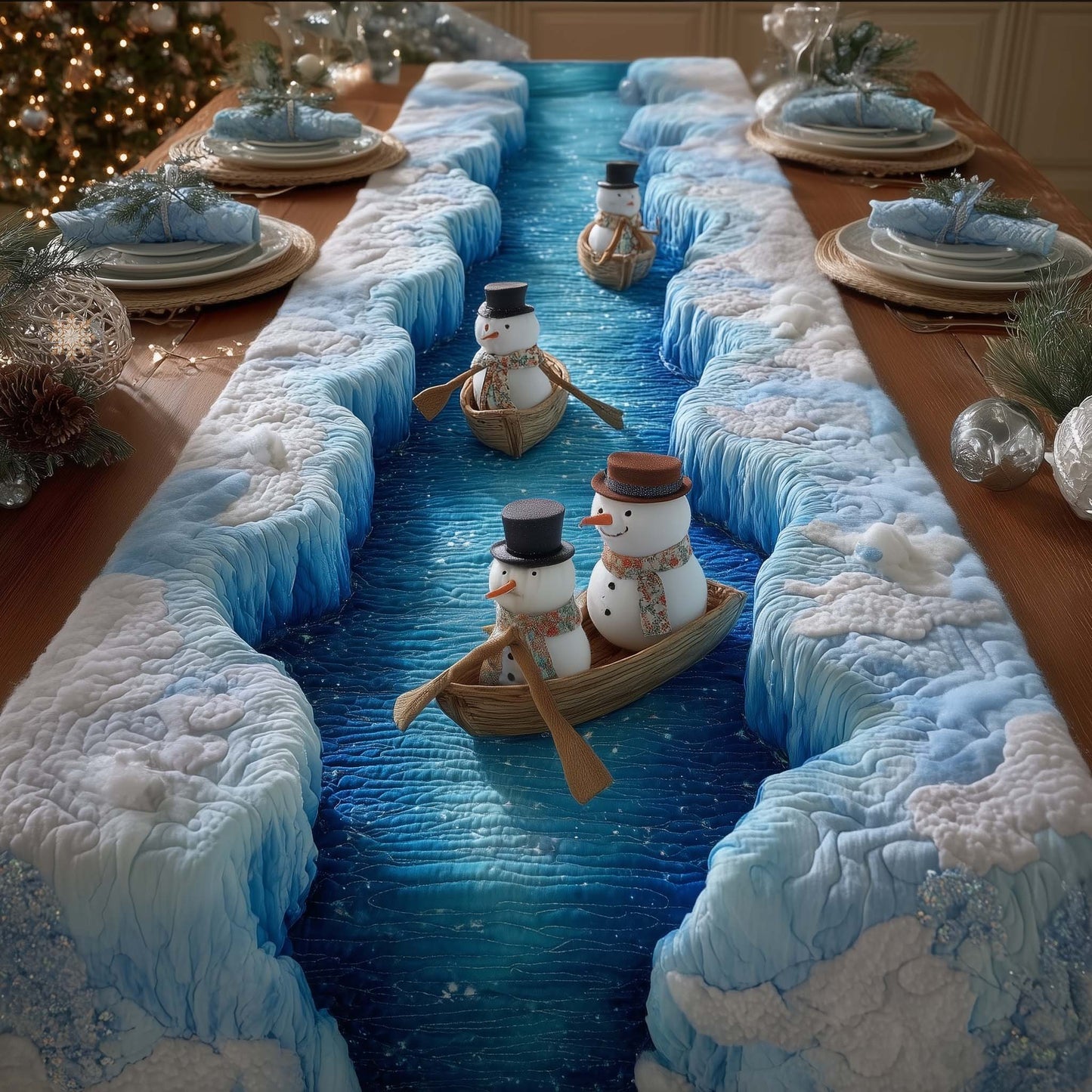 Glacier Rift Quilted Table Runner GFTOTG2296