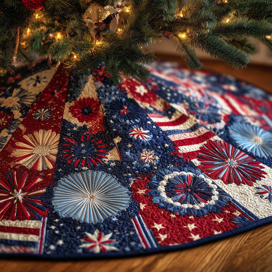 Woven Valor Quilted Tree Skirt GFTOTG2304