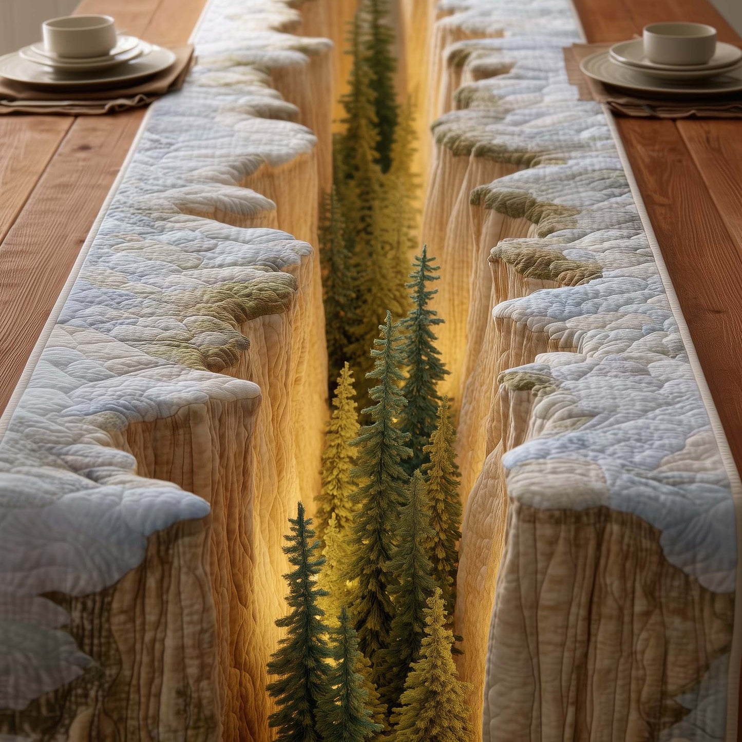 Cozy Pines Quilted Table Runner GFTOTG2340
