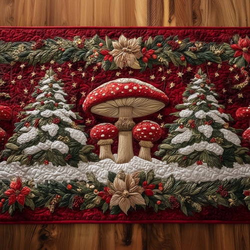 Mushroom Pines Quilted Table Runner GFTOTG2346