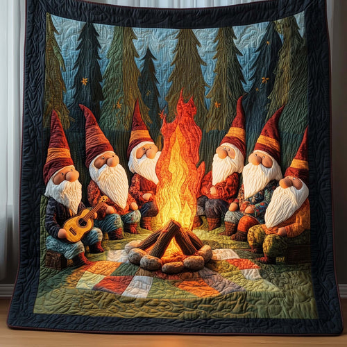 Camping Gnomes Quilted Blanket GFTOTG2382