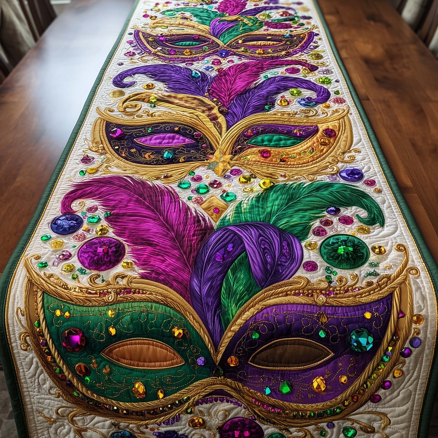 Mardi Gras Quilted Table Runner GFTOTG2387
