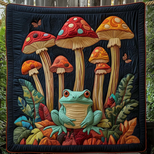 Mushroom Forest Quilted Blanket GFTOTG2390