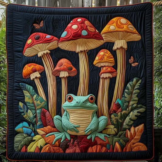 Mushroom Forest Quilted Blanket GFTOTG2390