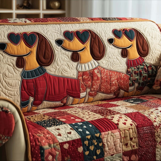 Longboy Love Loop Quilted Sofa Cover GFTOTG2435