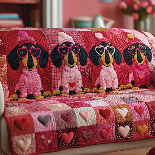 Longboy Love Loop Quilted Sofa Cover GFTOTG2438