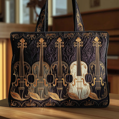 Classic Violins Quilted Tote Bag GFTOTG2485