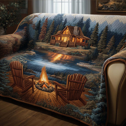 Log Cabin Quilted Sofa Cover GFTOTG2496