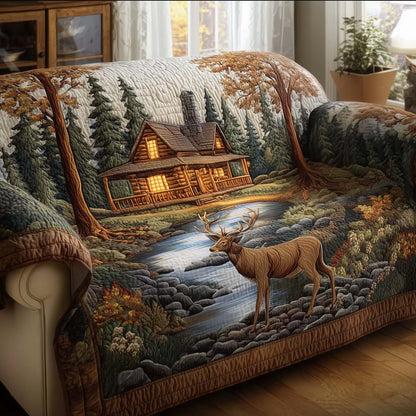 Log Cabin Quilted Sofa Cover GFTOTG2497