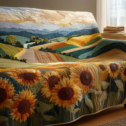Peaceful Farmland Quilted Sofa Cover GFTOTG2530