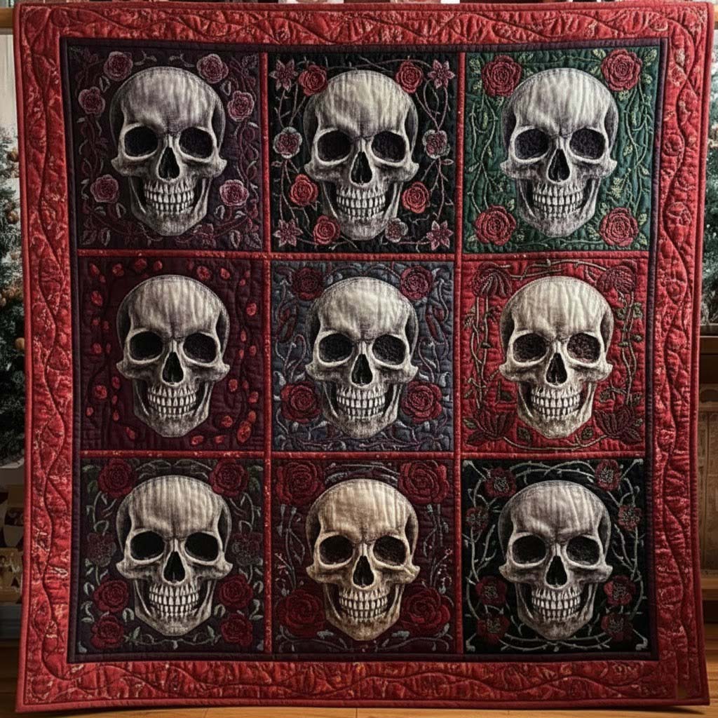 Mystique Skull Quilted Blanket GFTOTG2570