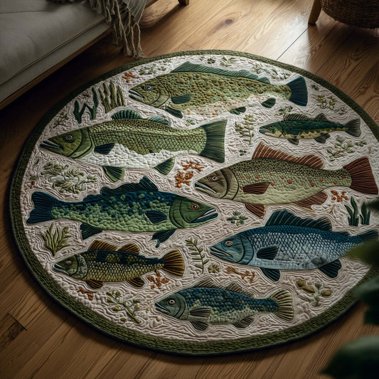 Fishing Season Quilted Round Mat GFTOTG2580
