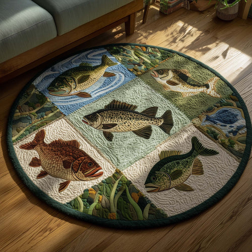 Fishing Season Quilted Round Mat GFTOTG2581