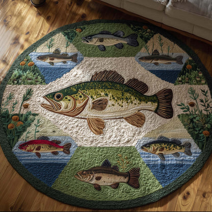 Fishing Season Quilted Round Mat GFTOTG2582