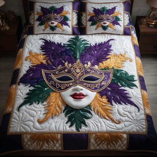 Masquerade Dream 3-Piece Quilted Bedding Set GFTOTG2627