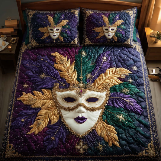 Masquerade Dream 3-Piece Quilted Bedding Set GFTOTG2632