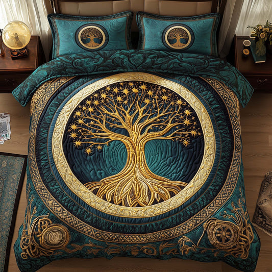 Tree Of Life 3-Piece Quilted Bedding Set GFTOTG2664