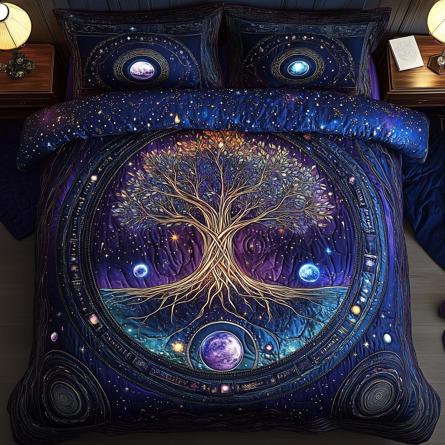 Tree Of Life 3-Piece Quilted Bedding Set GFTOTG2666