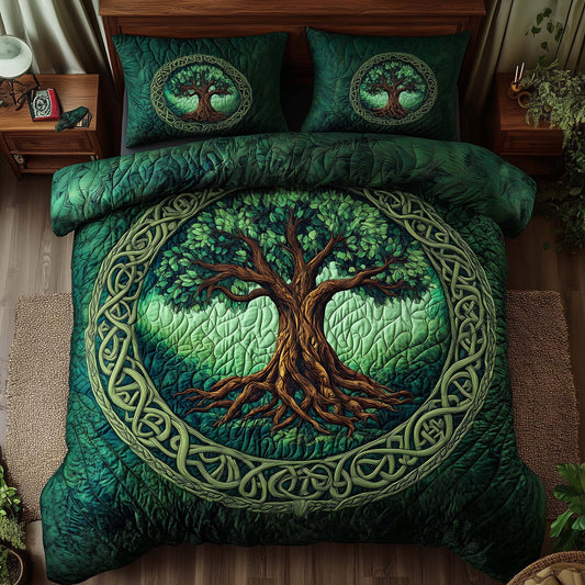 Tree Of Life 3-Piece Quilted Bedding Set GFTOTG2669