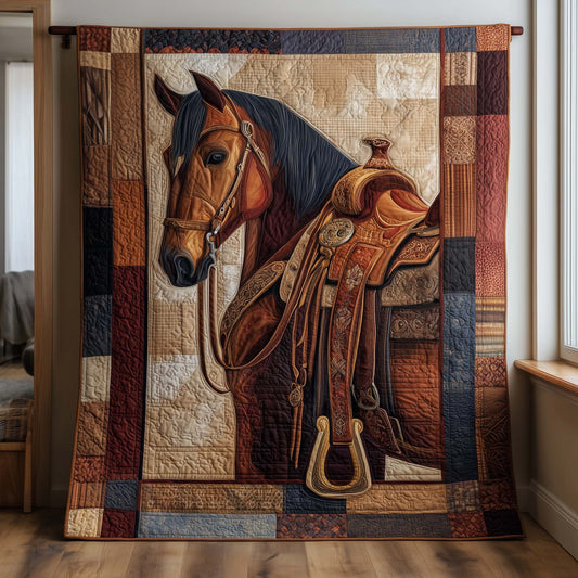 Prairie Horse Quilted Blanket GFTOTG2673