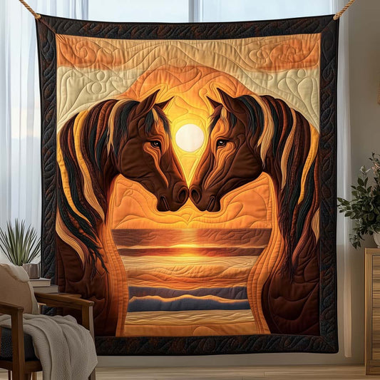 Prairie Horse Quilted Blanket GFTOTG2674