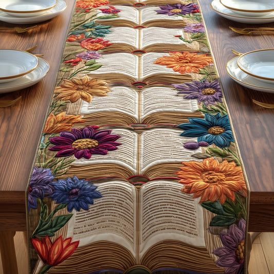 The Floral Chapter Quilted Table Runner GFTOTG2681