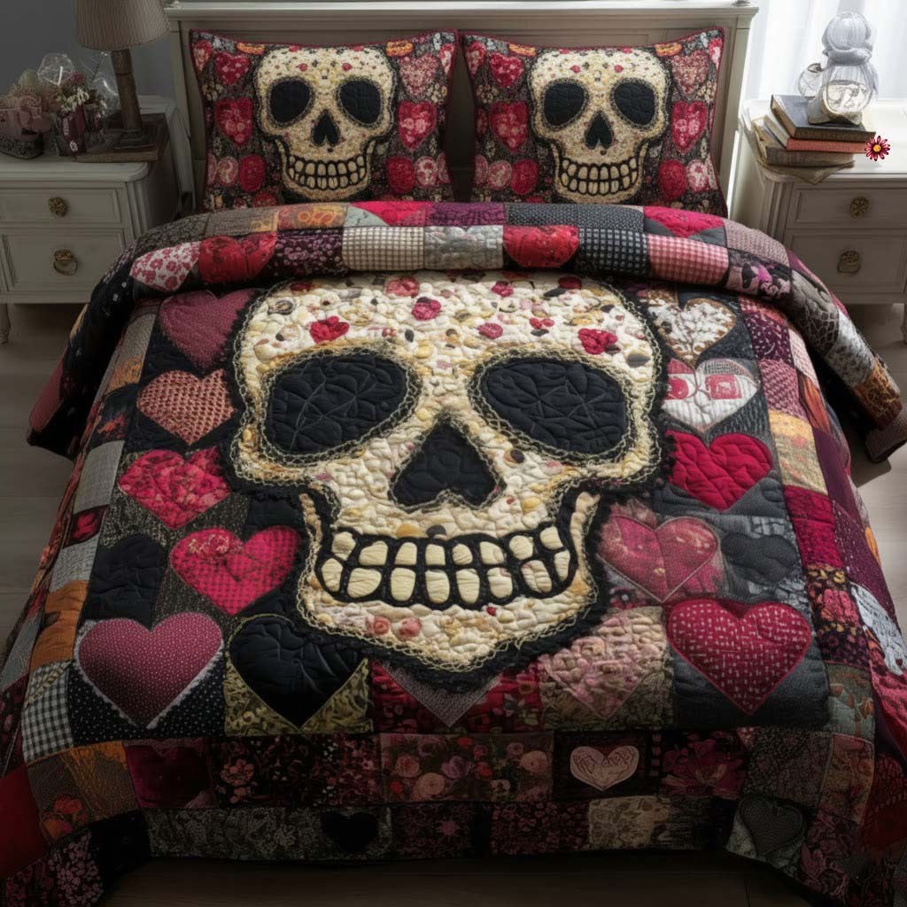 Til Death Do Us Part 3-Piece Quilted Bedding Set GFTOTG2718