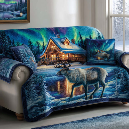 Sacred Aurora Quilted Sofa Cover GFTOTG2742