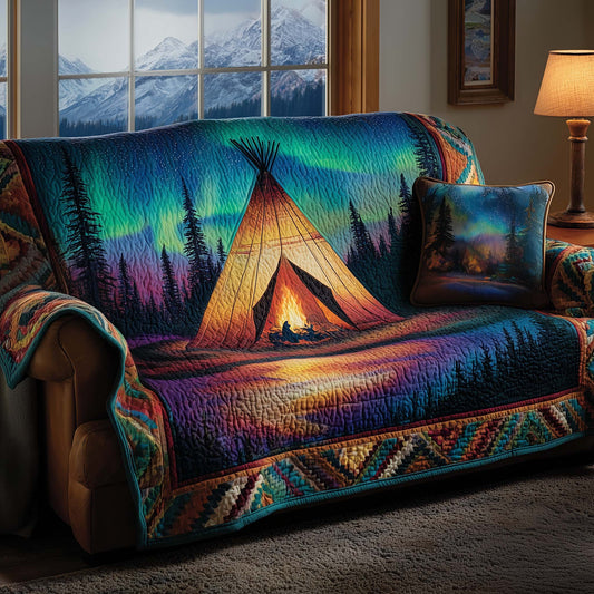 Sacred Aurora Quilted Sofa Cover GFTOTG2745