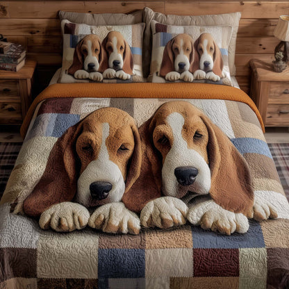 Paw Love 3-Piece Quilted Bedding Set GFTOTG2750