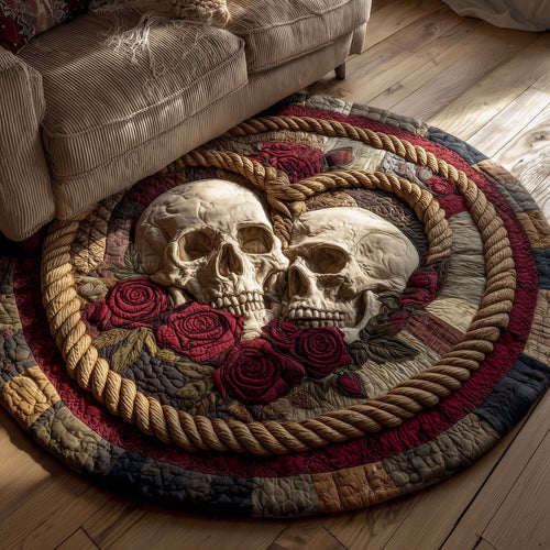Dark Romance Quilted Round Mat GFTOTG2752
