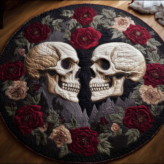 Dark Romance Quilted Round Mat GFTOTG2756