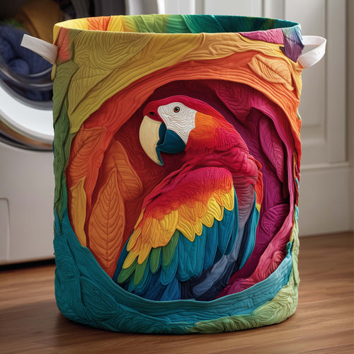 Parrot Paradise Quilted Laundry Basket GFTOTG2763