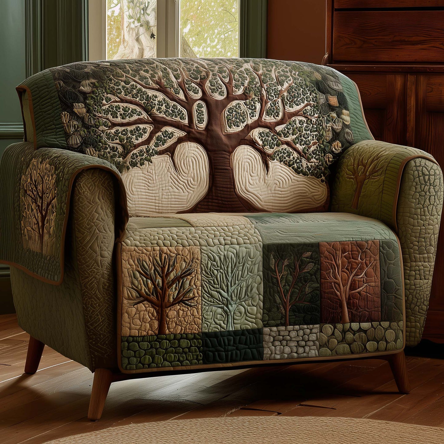 Timeless Roots Quilted Sofa Cover GFTOTG2768