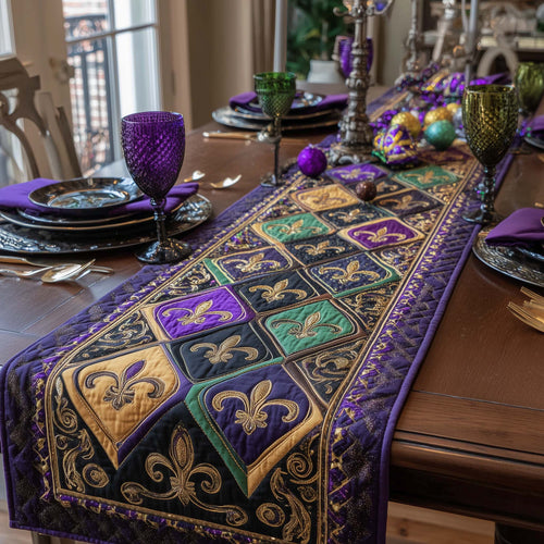 Fleur De Lis Quilted Table Runner GFTOTG2791