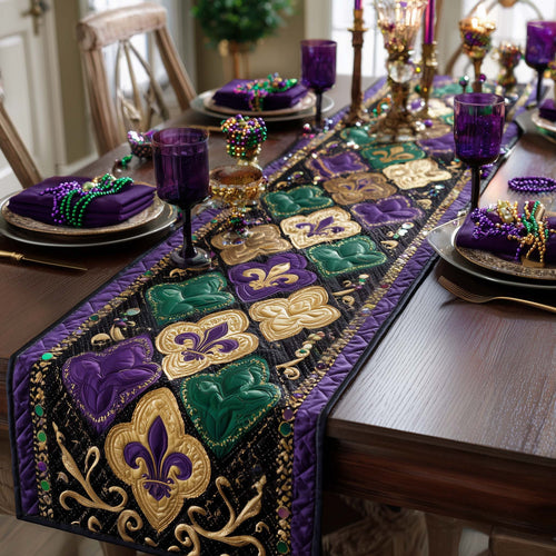 Fleur De Lis Quilted Table Runner GFTOTG2794