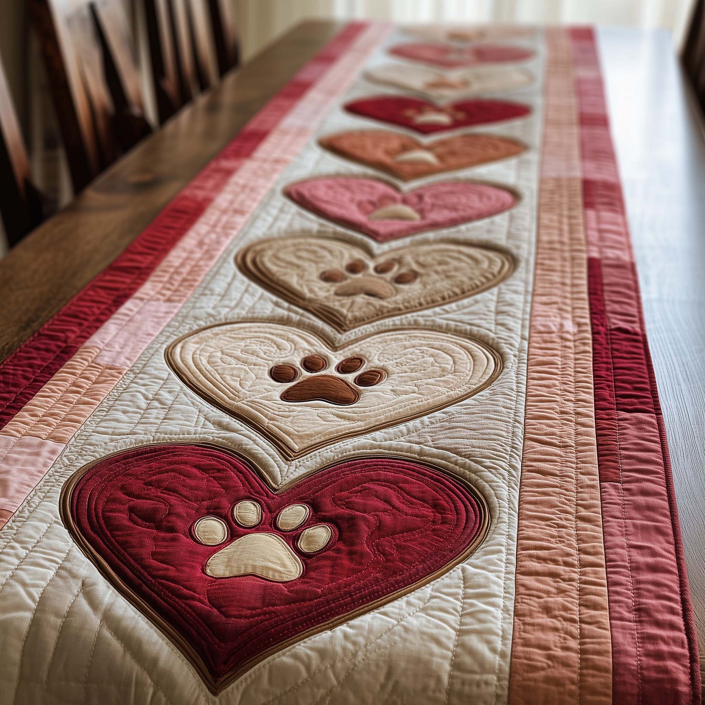 Gentle Paws Quilted Table Runner GFTOTG2804