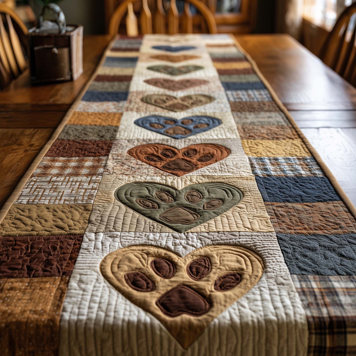 Gentle Paws Quilted Table Runner GFTOTG2805