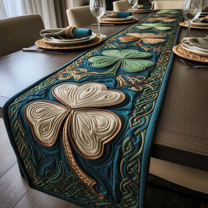 Lucky Shamrock Charm Quilted Table Runner GFTOTG2862