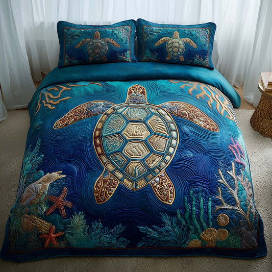 Ocean Breeze 3-Piece Quilted Bedding Set GFTOTG2906
