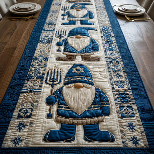 Hanukkah Gnomes Quilted Table Runner GFTOTG2920