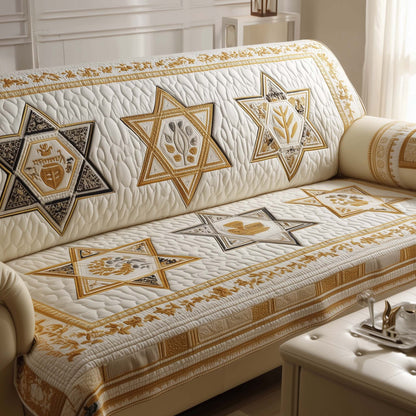 Star of David Quilted Sofa Cover GFTOTG2923
