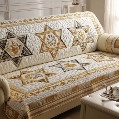 Star of David Quilted Sofa Cover GFTOTG2923